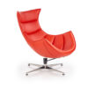 Fauteuil rouge en simili cuir - Rouge