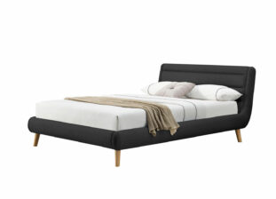 Lit 2 places adulte en tissu