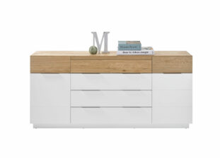 Buffet 2 portes laqué blanc mat
