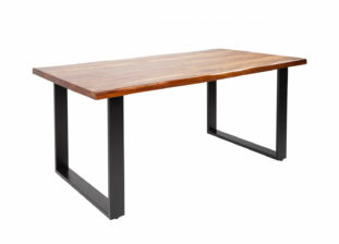 Table de séjour en bois d'Acacia originale
