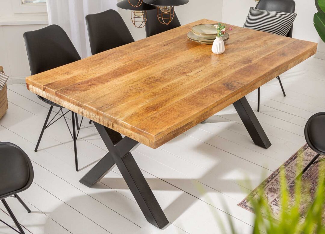Table en bois de Manguier rectangulaire