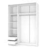 armoire de rangement portes coulissantes