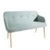 banquette style scandinave vert pastel