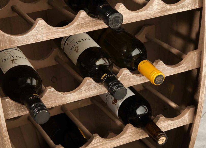 rangement à bouteille de vin