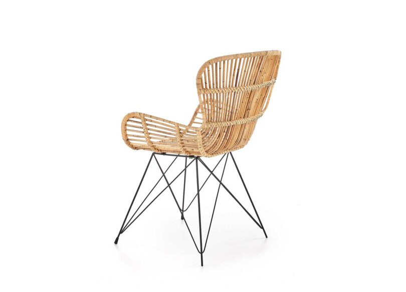chaise de séjour en rotin
