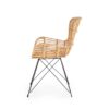 chaise en rotin naturel