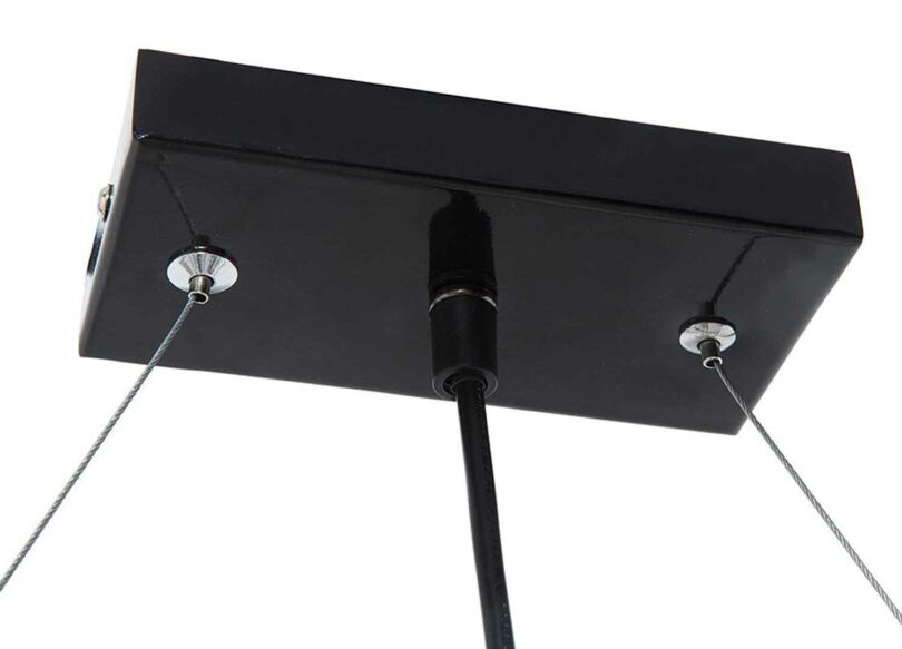 lustre moderne avec abat jour en lin