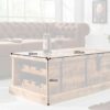 dimensions table basse coffre de bar