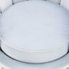 qualité et détail du fauteuil en forme de coquillage