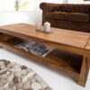 banc tv 110 cm en bois de shesham