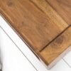 qualité et détail du banc tv en bois 110 cm