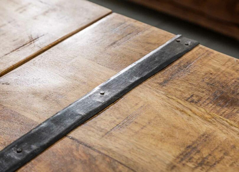 détail du coffre de bar