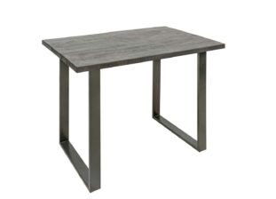 table de bar 120 cm en bois de manguier grisé