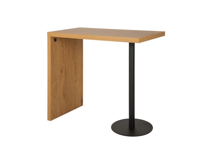 table de bar haute 120 cm style industriel