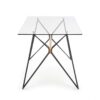 table de repas en verre moderne pas cher