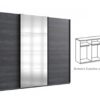 Armoire 3 portes coulissantes