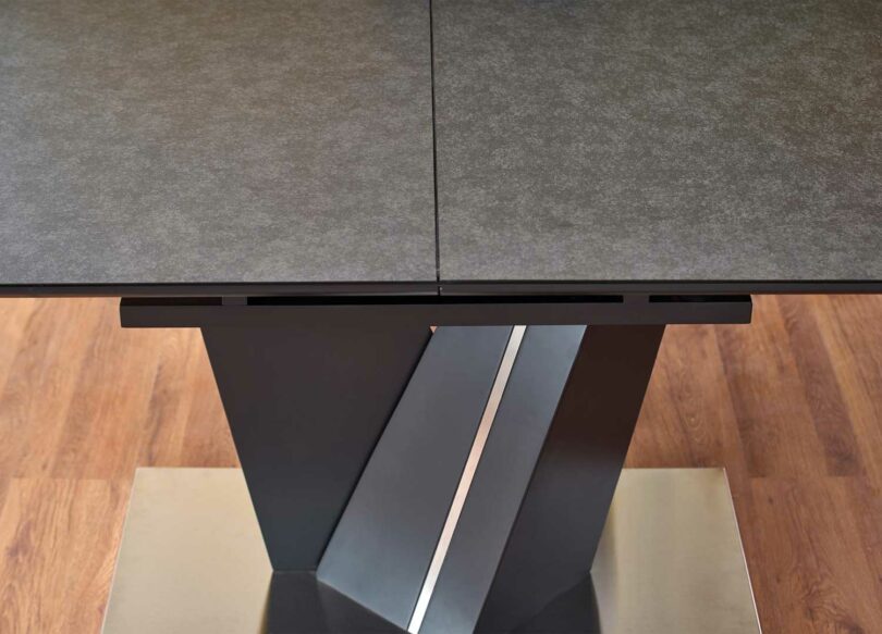 Plateau de table en verre aspect céramique