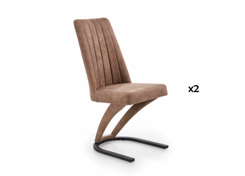 Lot de 2 chaises de salle à manger design