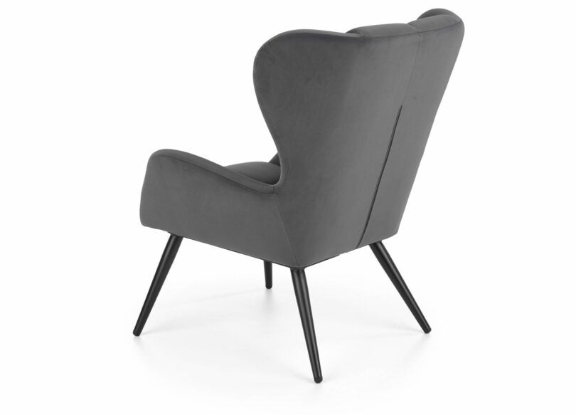 Dos du fauteuil relax en velours