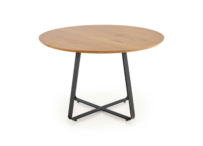 Table de salle à manger ronde en bois