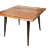 table d'appoint en bois massif d'acacia