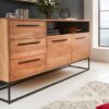 grand buffet moderne et industriel 165 cm