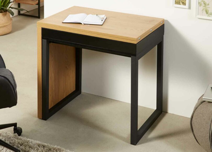 bureau avec rangement style industriel