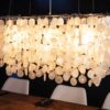 lustre moderne avec coquillage nacre