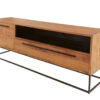 meuble tv en bois d'acacia 165 cm