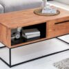 table basse en acacia massif 110 cm