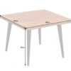 dimensions table d'appoint 60 cm bois massif