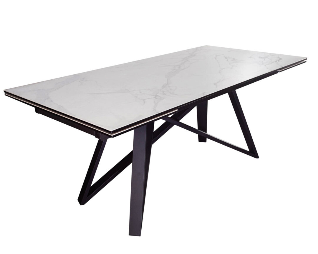 table à manger 180-260 cm moderne plateau en céramique