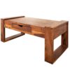 table basse 100 cm avec tiroir en bois massif
