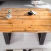 table basse en bois massif 110 cm