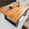 table basse pas cher en bois d'acacia