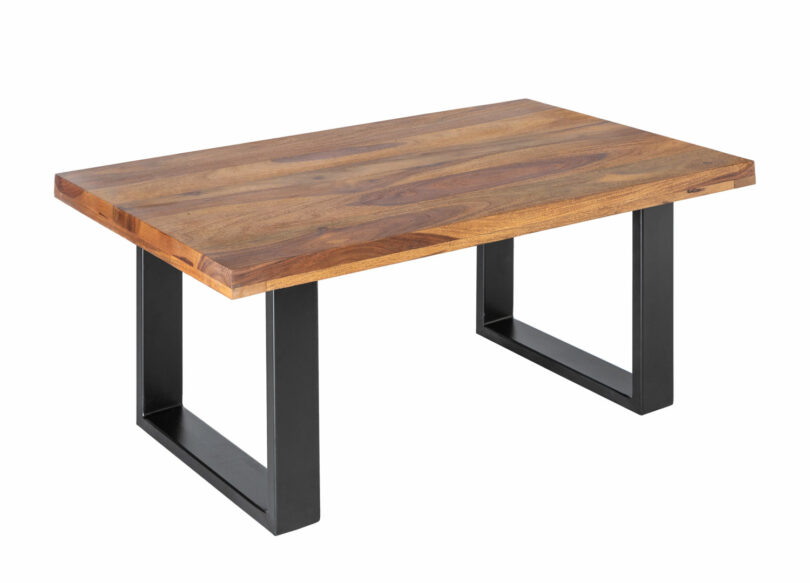 table basse 100 cm en bois de sesham massif
