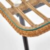 détail de la table basse de jardin