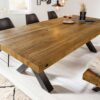 Table repas 200cm en bois de pin massif