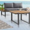 Table basse pour terrasse en bois robuste