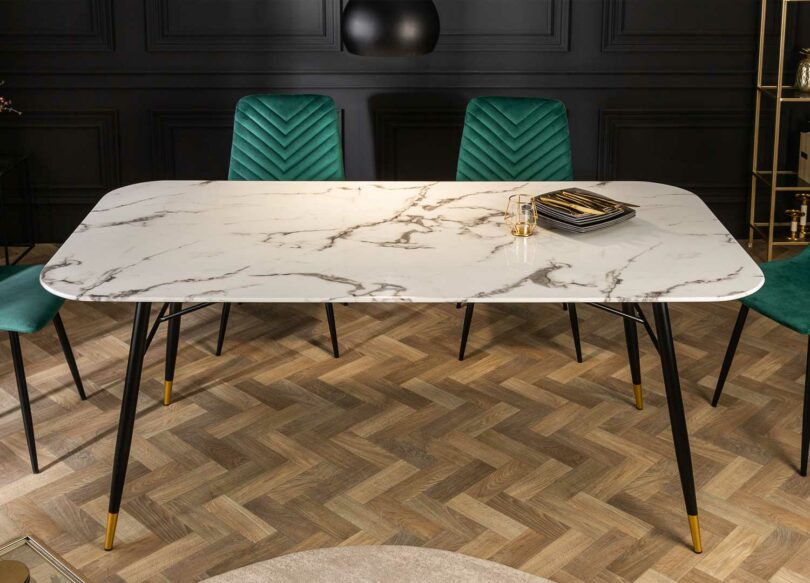 Table de salle à manger marbre design