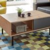 Table de salon en bois pas cher