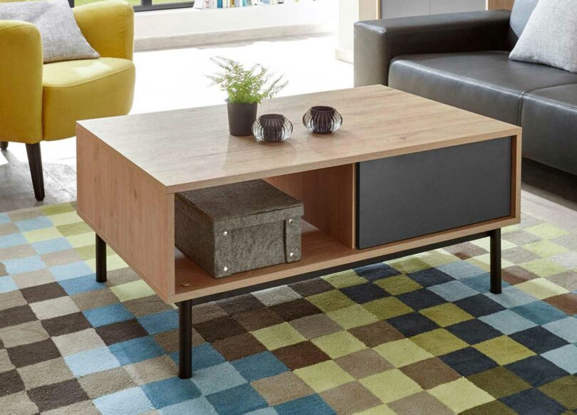 Table de salon en bois pas cher