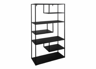 meuble bibliothèque en métal noir
