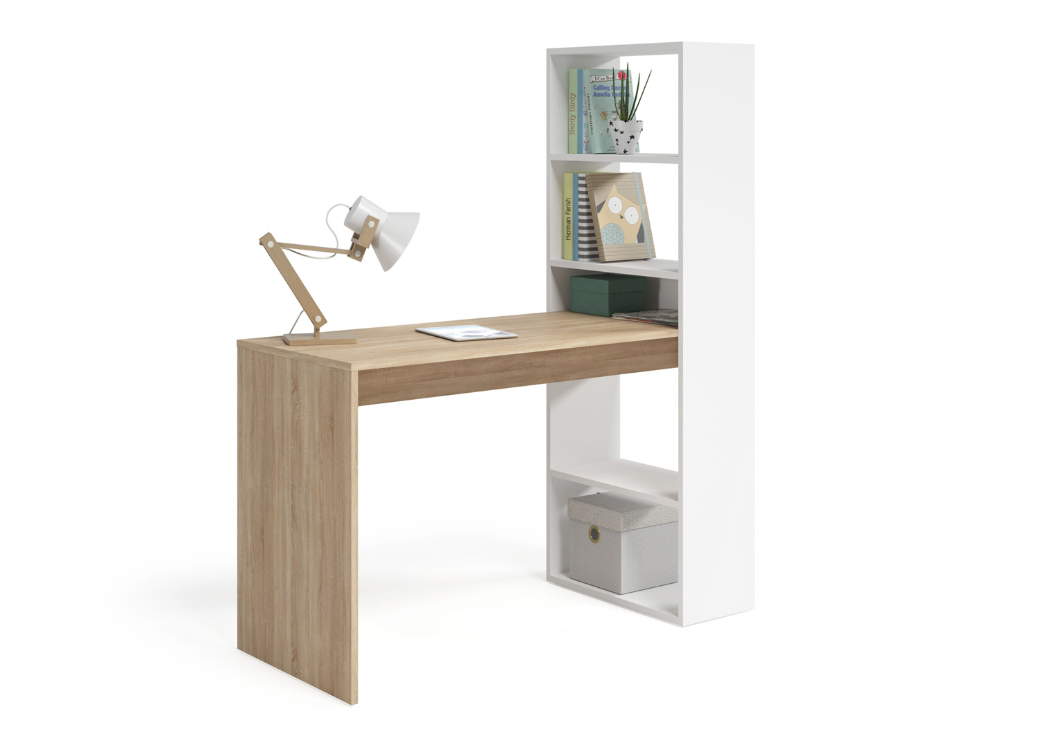 Bureau Ado Ory, avec Rangements intégrés. Design moderne