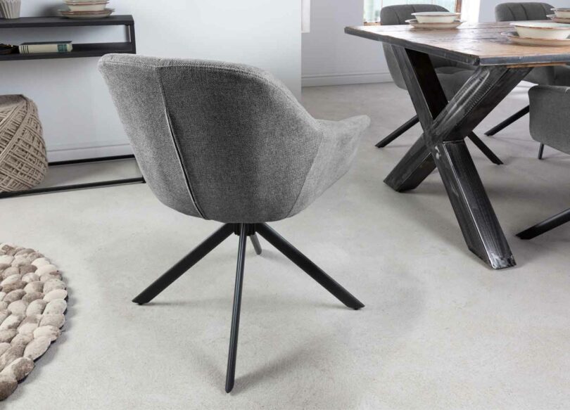 chaise moderne rotative 180°