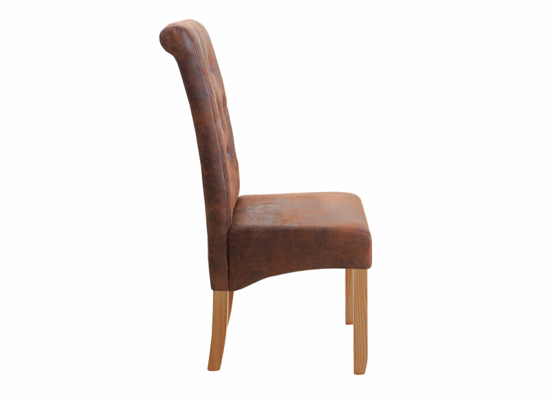 chaise moderne en microfibre
