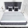 lit pour adulte en tissu style baroque