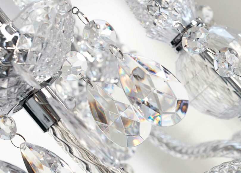 zoom sur les diamants en acrylique