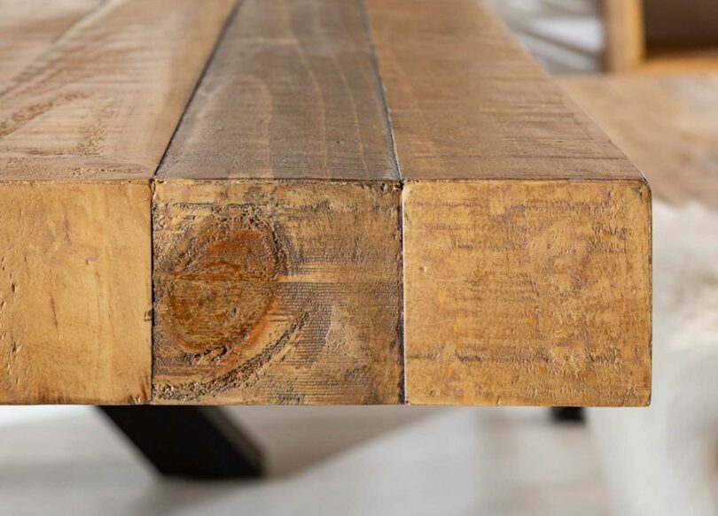 zoom sur le bois de pin