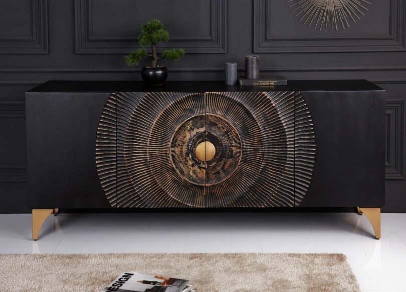 Buffet moderne noir